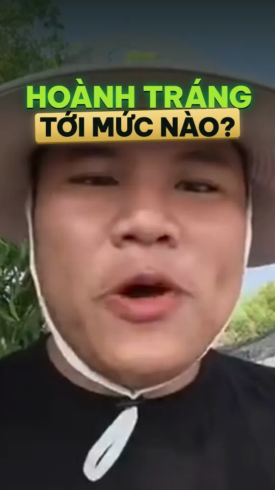 Hiệu ứng chữ xếp tầng xanh chanh trong video Nhân Võ AI