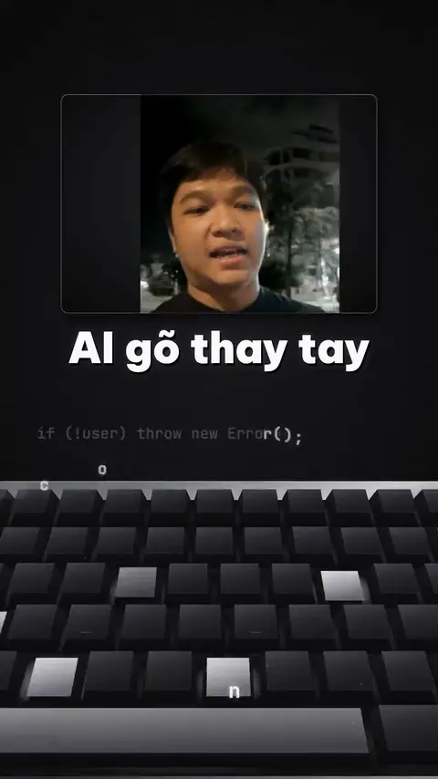 AI gõ thay tay