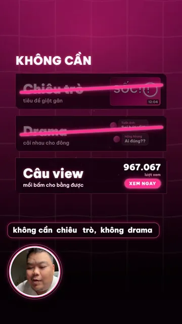 Cột số liệu được nhấn trong video của anh Khánh Hùng